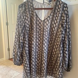 Show Me Your MuMu snakeskin dress Size M